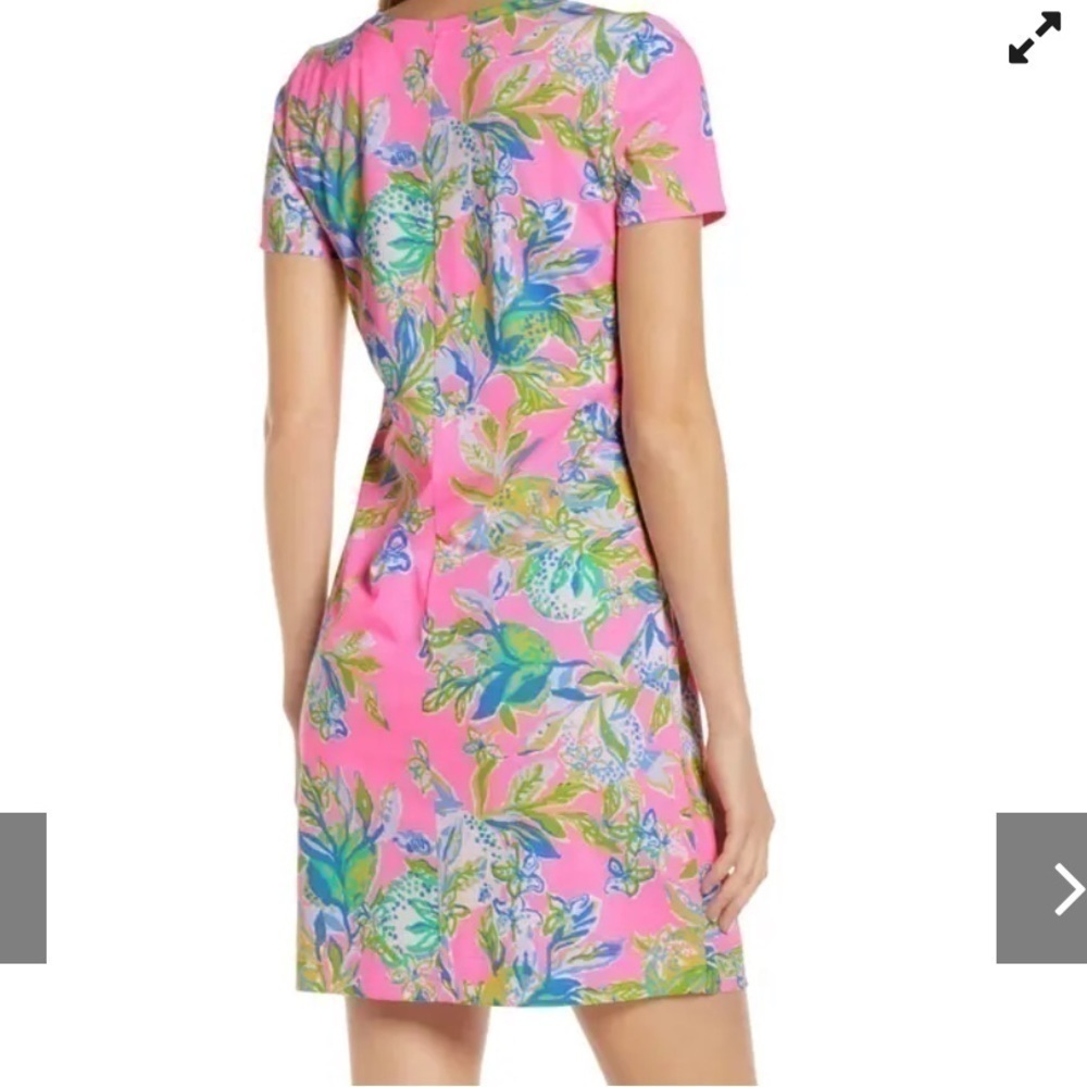 Lilly Pulitzer Floral Print T Shirt Dress - Picture 4 of 10
